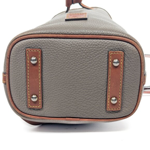 DOONEY & BOURKE Pebbled Leather Vintage Drawstring Bucket Bag - Picture 7 of 14